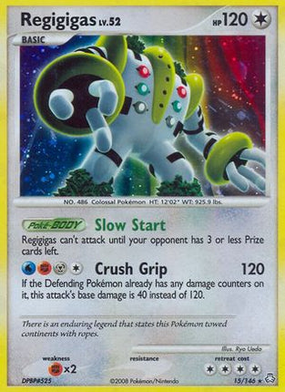 Regigigas (15) - 15/106 [Legends Awakened] Reverse Holofoil
