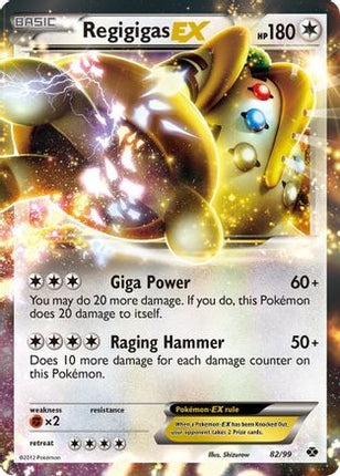 Regigigas EX - 82/99 [Next Destinies] Holofoil