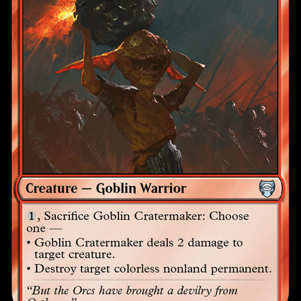 Goblin Cratermaker [Tales of Middle-earth Commander]