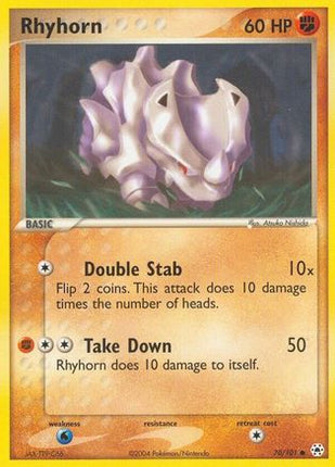 Rhyhorn - 70/null [Hidden Legends] Reverse Holofoil