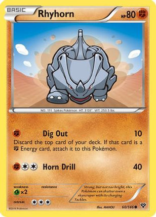 Rhyhorn - 60/106 [XY Base Set]
