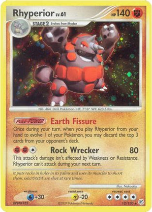 Rhyperior - 12/130 [Diamond and Pearl] Holofoil