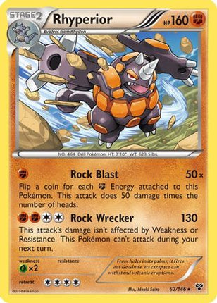 Rhyperior - 62/106 [XY Base Set] Holofoil