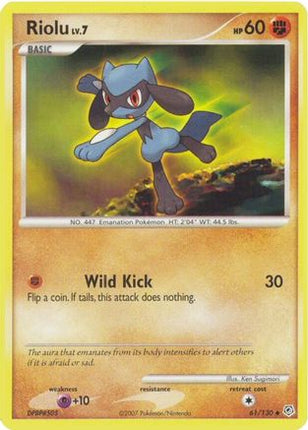 Riolu - 61/130 [Diamond and Pearl]