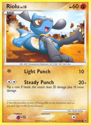 Riolu - 91/106 [Platinum]