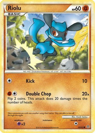 Riolu - 60/106 [Unleashed] Reverse Holofoil