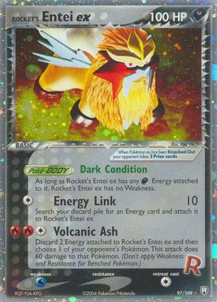 Rocket's Entei ex - 97/109 [Team Rocket Returns]