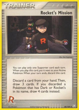 Rocket's Mission - 88/109 [Team Rocket Returns]
