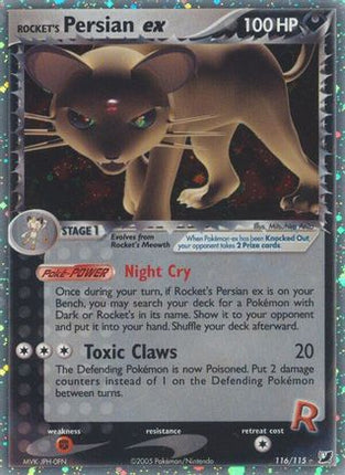 Rocket's Persian ex - 116/115 [Unseen Forces] Holofoil