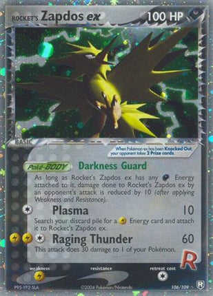 Rocket's Zapdos ex - 106/109 [Team Rocket Returns]