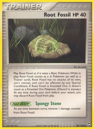 Root Fossil - 86/null [Power Keepers] Reverse Holofoil
