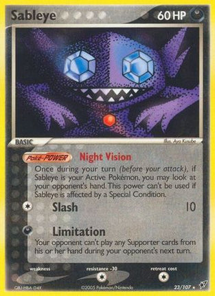 Sableye - 23/107 [Deoxys] Reverse Holofoil