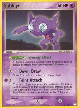 Sableye - 22/null [Power Keepers] Reverse Holofoil