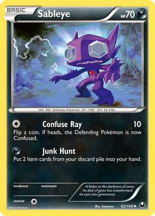 Sableye - 62/108 [Dark Explorers]