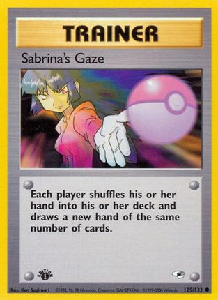 Sabrina's Gaze - 125/132 [Gym Heroes] 1st Edition