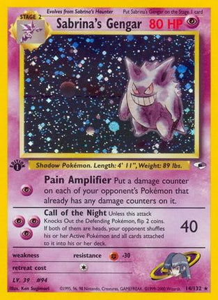Sabrina's Gengar - 14/132 [Gym Heroes] Unlimited Holofoil