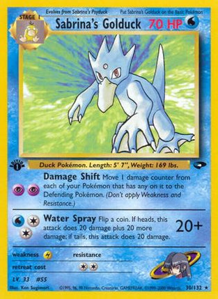 Sabrina's Golduck - 30/132 [Gym Challenge] 1st Edition