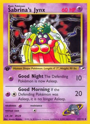 Sabrina's Jynx - 59/132 [Gym Heroes] Unlimited