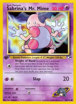 Sabrina's Mr. Mime - 94/132 [Gym Heroes] Unlimited