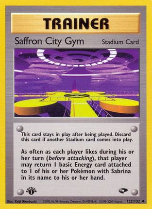 Saffron City Gym - 122/132 [Gym Challenge] 1st Edition