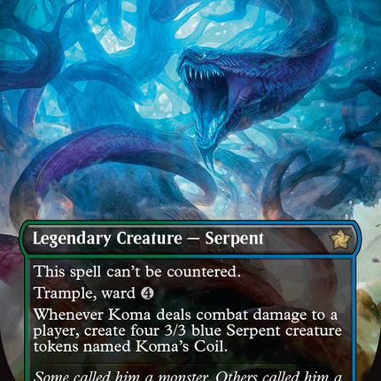 Koma, World-Eater (Borderless) [Foundations] Foil