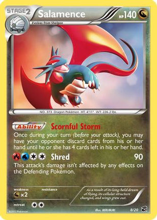 Salamence - 8/124 [Dragon Vault] Holofoil