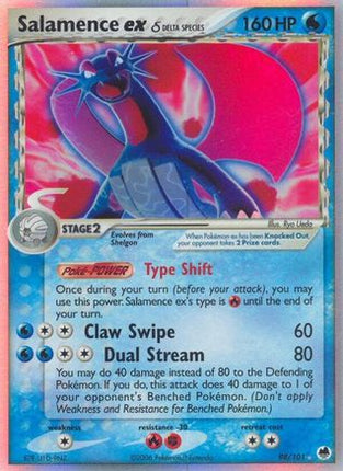 Salamence ex (Delta Species) - 98/106 [Dragon Frontiers] Holofoil