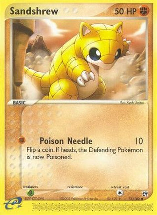 Sandshrew - 75/109 [Sandstorm] Reverse Holofoil