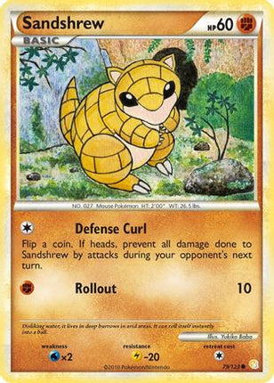 Sandshrew - 79/106 [HeartGold SoulSilver] Reverse Holofoil