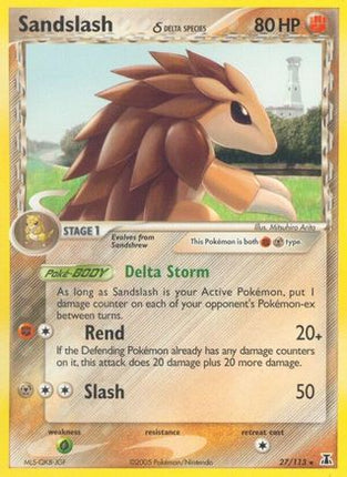 Sandslash (Delta Species) - 27/null [Delta Species]