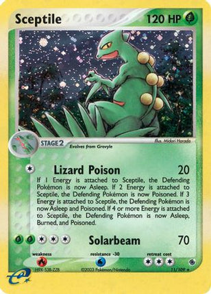 Sceptile - 11/109 [Ruby and Sapphire] Reverse Holofoil