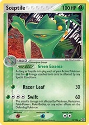 Sceptile - 10/106(EX Emerald) [Deck Exclusives]