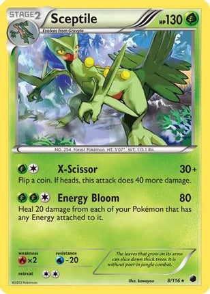 Sceptile - 8/106 [Plasma Freeze] Reverse Holofoil