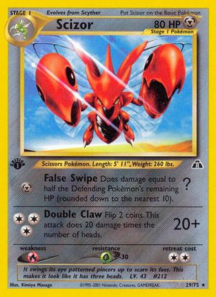 Scizor (29) - 29/75 [Neo Discovery] Unlimited