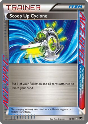 Scoop Up Cyclone - 95/106 [Plasma Blast] Holofoil