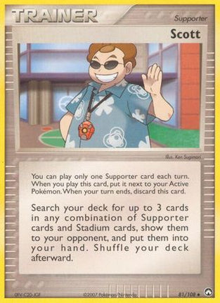 Scott - 81/108 [Power Keepers] Reverse Holofoil