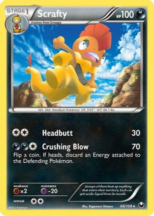 Scrafty - 68/108 [Dark Explorers] Reverse Holofoil