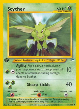 Scyther - 55/105 [Neo Destiny] 1st Edition