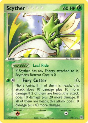 Scyther - 29/112 [FireRed & LeafGreen] Reverse Holofoil