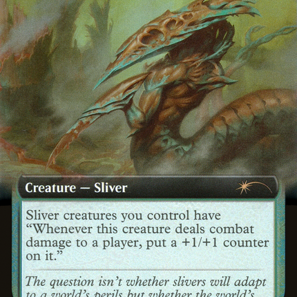Tempered Sliver (Extended Art) [Secret Lair Drop] Foil