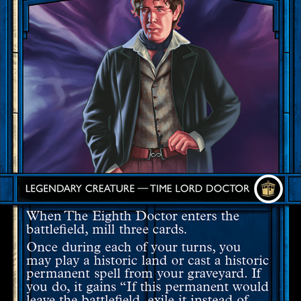 The Eighth Doctor (Showcase) (Borderless) [Doctor Who] Surge Foil