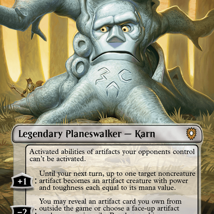 Karn, the Great Creator (Borderless) [Bloomburrow Commander] Foil