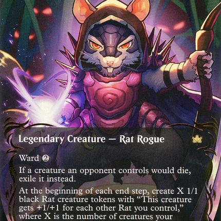 Vren, the Relentless (Showcase) (Borderless) [Bloomburrow] Raised Foil