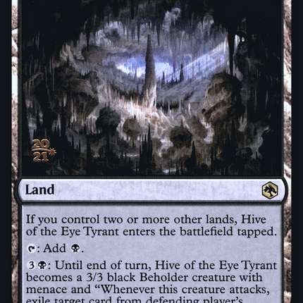 Hive of the Eye Tyrant [Adventures in the Forgotten Realms Promos] Prerelease Foil