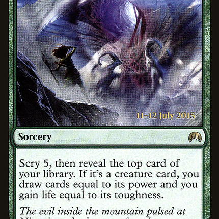Nissa's Revelation [Magic Origins Promos] Prerelease Foil