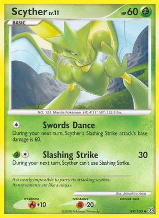Scyther - 49/106 [Stormfront] Reverse Holofoil