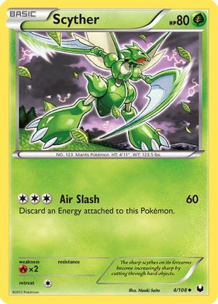 Scyther - 4/108 [Dark Explorers] Reverse Holofoil