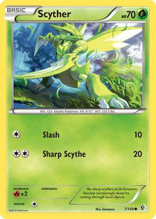 Scyther - 7/149 [Boundaries Crossed] Reverse Holofoil