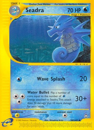 Seadra - 58/147 [Aquapolis] Reverse Holofoil