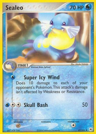 Sealeo - 47/null [Hidden Legends] Reverse Holofoil